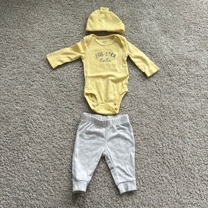 Carters Egg-stra Cute Easter Spring Set